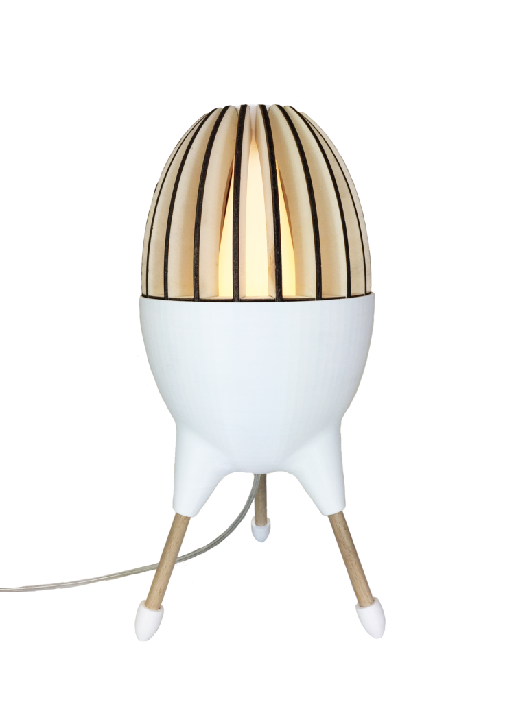 Egg Light wit met diffuser